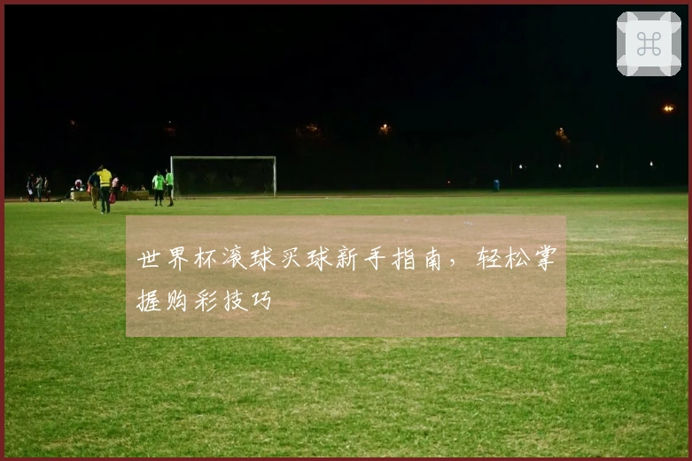 世界杯滚球买球新手指南，轻松掌握购彩技巧